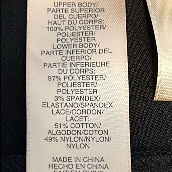 Jones New York Black/ Nude Lace‎ Sleeveless Empire Waist  Dress Sz 12 Nwt - Picture 12 of 14